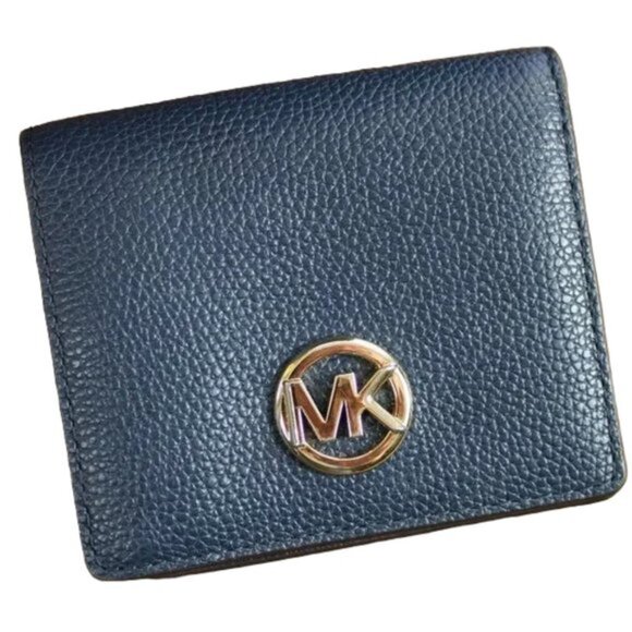 Michael Kors Travelers Navy Shoulder Cross Body Messenger Matching Walle… - Picture 9 of 12